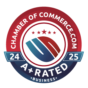Chamber of Commerce Badge A+ Rating